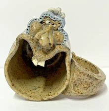 Ugly "Baby" Face Fun Whimsical Novelty Studio Art Stoneware Mug Large Heavy 3D