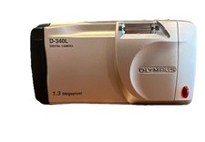 Olympus D-340L Digital Camera 1.3 megapixel Lens 5.5mm 1:2.8 W/Box Manuals