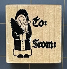 HOLIDAY & WINTER RUBBER STAMPS RARE HARD TO FIND & RARE Vintage DESIGNS YOU PICK