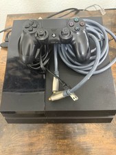 Sony Playstation 4 500GB Black Console PS4 W  Controller   Cords Tested Working 