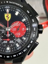 Scuderia Ferrari Texture 0830023 Racing-Inspired Black Red Sport Watch