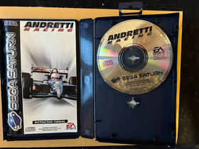 Sega Saturn PA Game Andretti Racing Very Good Condition .