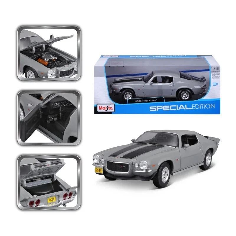 CHEVROLET Camaro - 1971 - grey - MAISTO 1:18 - Immagine 4 di 4