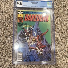 Marvel Comics Daredevil #159 CGC 9.8 White Pages Marked for Death! 1979