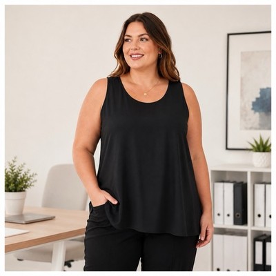 Tank Top Plus Size 18/20 Minimalist Career Core Layering Piece Capsule Wardrobe