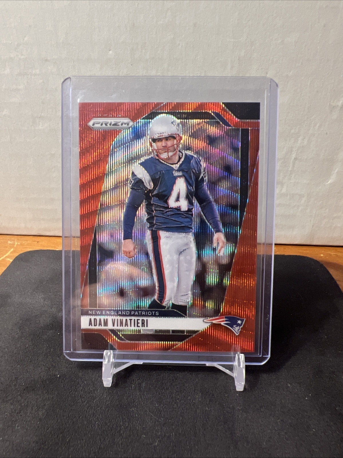 2024 Panini Prizm - Adam Vinatieri #199 Red Wave Prizm /149 - COLOR MATCH 🇺🇸🏈