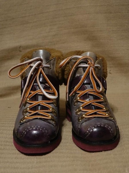 Women Melvin & Hamilton Boots Multicolor Leather