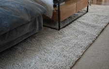 Image of Origins Hadley Cream Soft Shaggy Rug Thick Luxurious Cozy 160x230cm NEW RRP£189