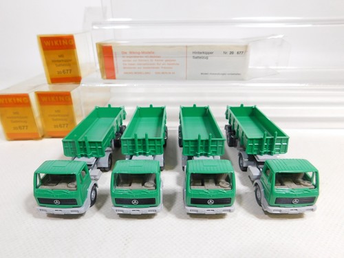 CZ225-0.5# 4X H0 1:87 20 677 Model Tipper Truck MB Mint Box - Picture 4 of 5