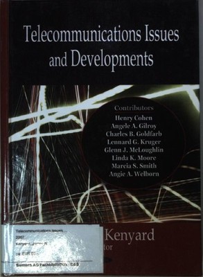 Telecommunications Issues and Developments. Kenyard, James N.: