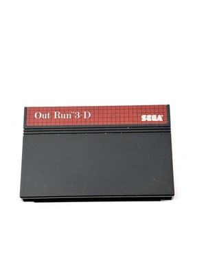 SEGA MASTER SYSTEM OUT RUN 3D VIDEO GAME CARTRIDGE ONLY VINTAGE 