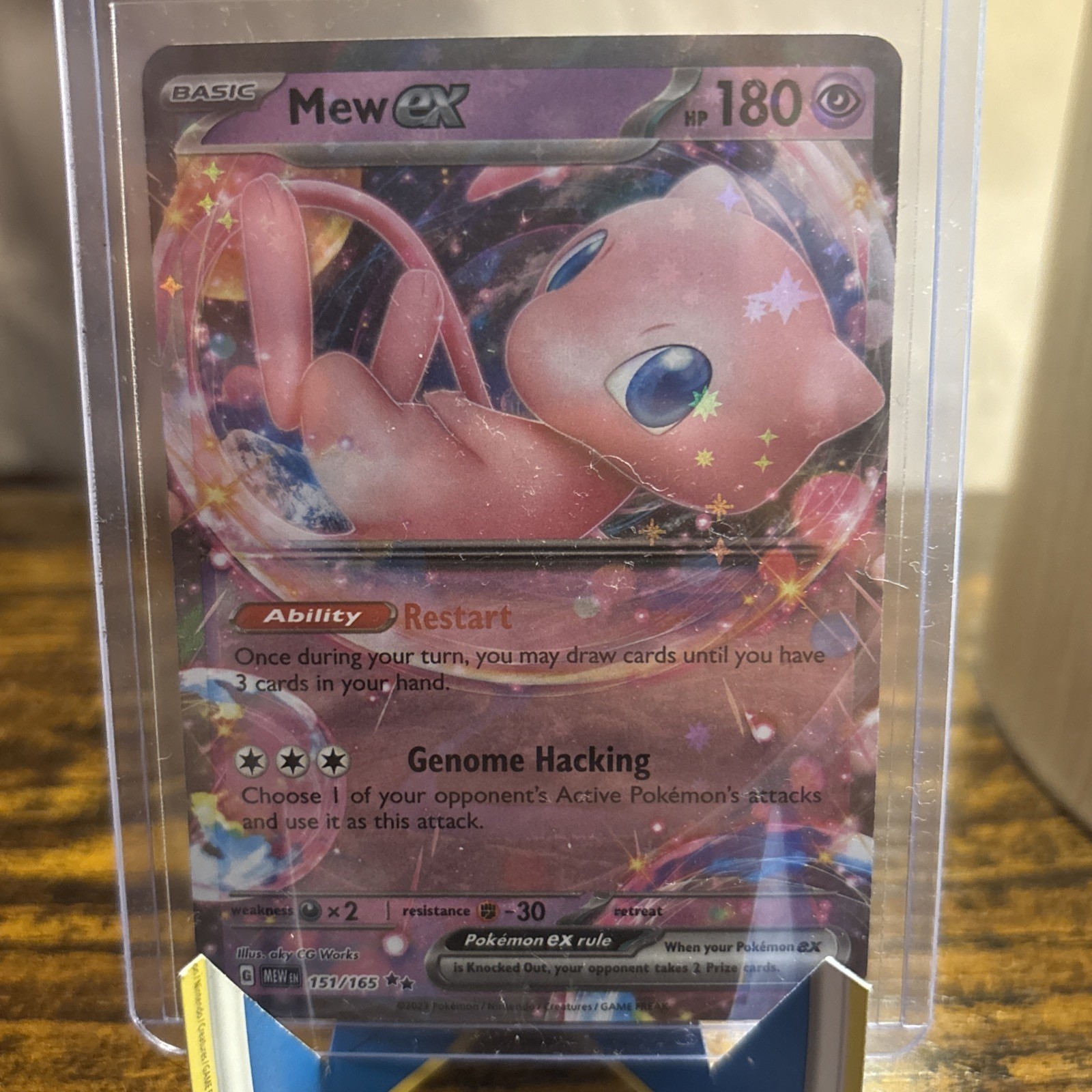 Pokémon TCG Mew Ex Double Rare 151/165 Sv: Scarlet & Violet 151 Fast Shipping