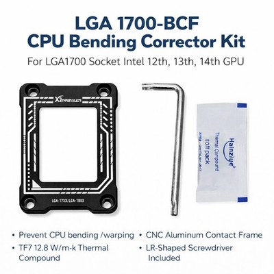 Intel 12th/13th/14th Generation Contact Frame CPU Retrofit Kit for LGA 1700