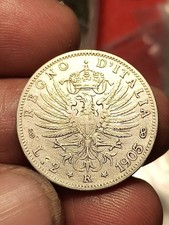 REGNO D'ITALIA 2 LIRE 1905 AQUILA SABAUDA ARGENTO REGNO D'ITALIA