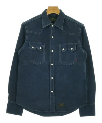 WTAPS Double Taps Casual Shirt Men Indigo S Used