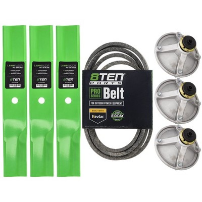 8TEN Deck Blade Spindle Belt Kit for Toro 18-44Z 80-4341 54-0010-03 44 Inch