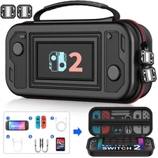 Switch Carrying Case FOR Nintendo Switch 2 2025 &Switch OLED Hard Travel Bag