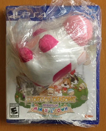 *NEW* STORY OF SEASONS Friends of Mineral Town PLAYSTATION 4 5 ps4 w/ COW PLUSH