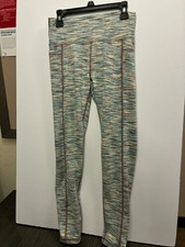 DSG Girls Momentum High-Rise Full Length Tight Teal Burst Spacedye Medium NWT