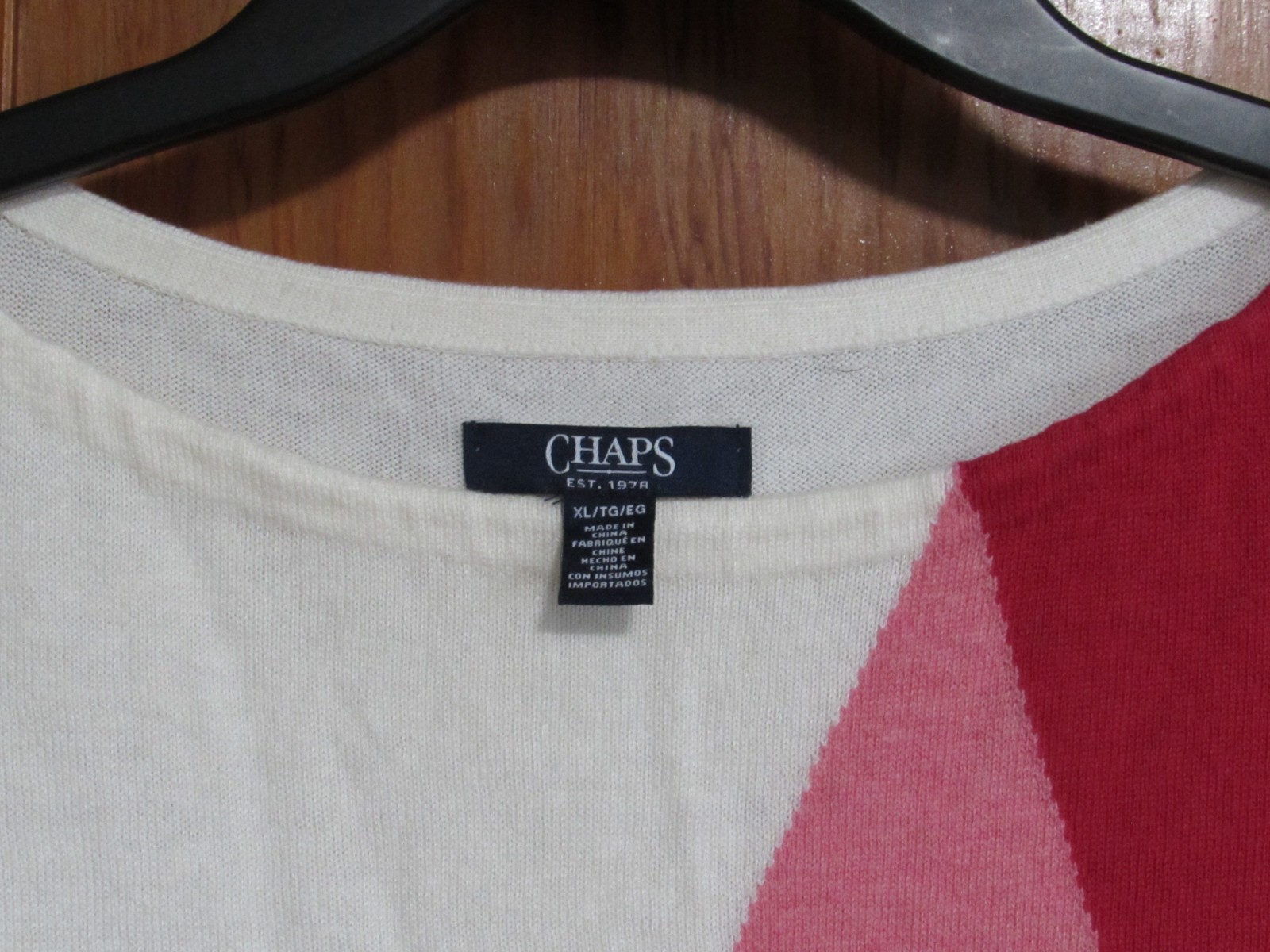 CHAPS brand sweater Size XL - image 2
