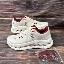 Cloud Tilt White & Red Trainers Size UK5.5