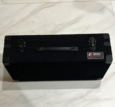 Odyssey CLP100P Vinyl Record Case Black Wood w/ Carry Handle & Divider