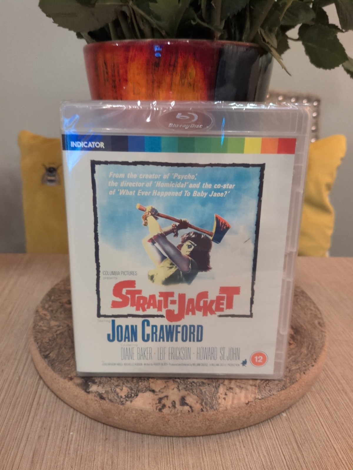 STRAIT JACKET  (Standard Edition) [Blu-ray] JOAN CRAWFORD  INDICATOR New Sealed