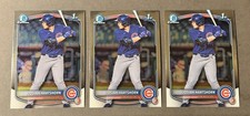 (3) Josiah Hartshorn 2025 Bowman Draft 1st #BDC-21 Cubs