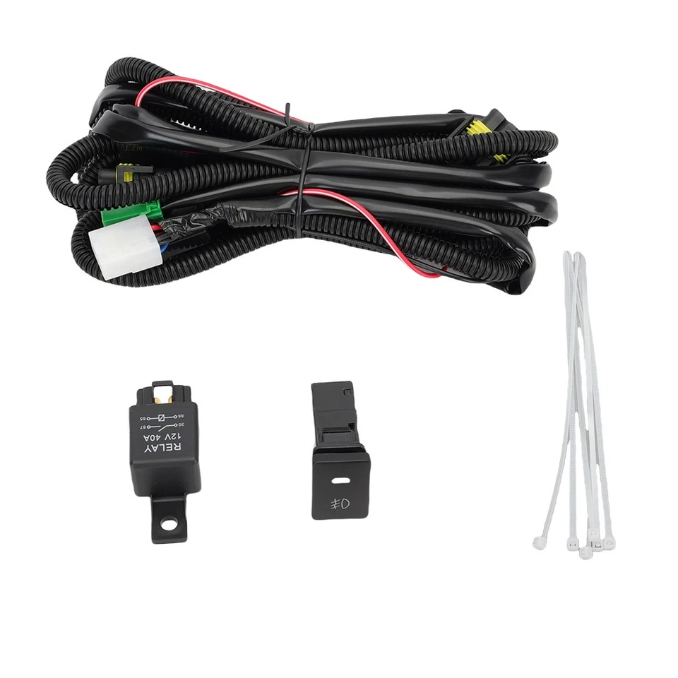 Faro antiniebla LED para parachoques delantero con kit de interruptor de cableado para Nissan NV200 2010-2019 Foto 4 de 4