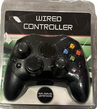 New Sealed Original OG Xbox Aftermarket Black S Wired Controller