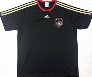 Adidas 2010 Black Away Germany National Team Football Soccer Jersey • Size Large