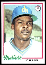 Jose Baez 1978 Topps #311 Seattle Mariners MLB READ FREE SHIPPING AutographDen