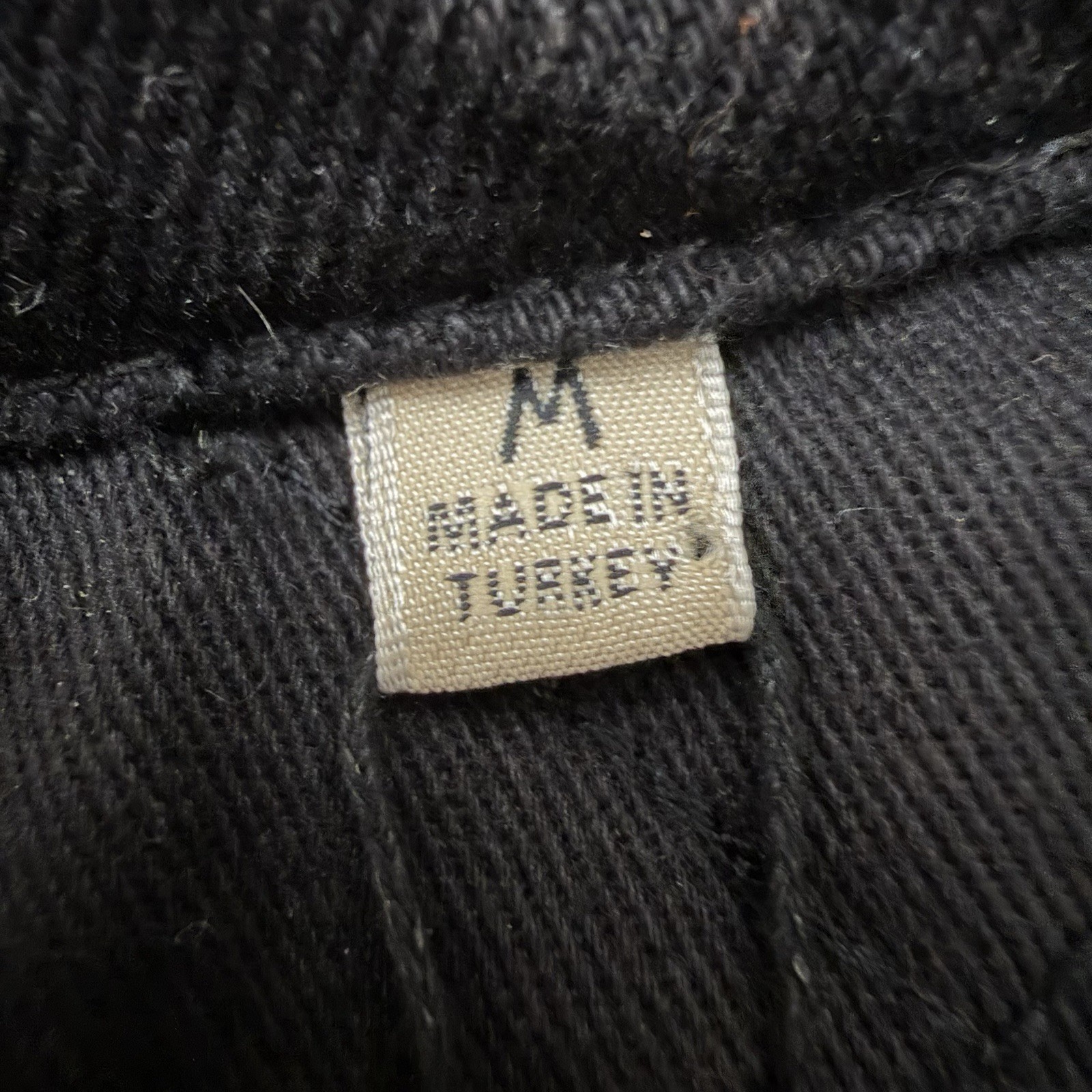 NEW Stussy Workgear Denim Jacket Men's Medium Black Quilted Snap Up Streetwear thumbnail 14