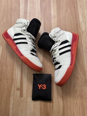 Y-3 Hayworth High Top Sneakers EF2539 White Black Red Off White