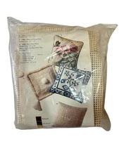 Vintage Artcraft Concepts White on White Pillow No. 1703  New Sealed In Package