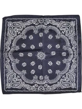 Dozen Blue Cowboy Cowgirl Costume 19" Bandanas Head Scarf Costume Accessory