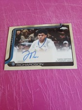 2025-26 Topps Chrome - Rookie Autographs Jase Richardson #TCAR-JR (AU RC) Auto