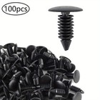 100/200/300/500pcs 8mm Bumper Clips - Auto Car Hole Plastic Rivets Fastener Fend