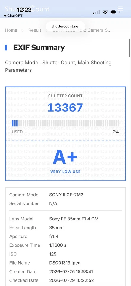 Sony Alpha 7 II, photo 2 sur 5