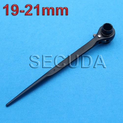 Steel Rod Alignment Ratchet Podger Spanner 19 x 21mm Steel Erecting Wrench Cr-v Podger ...