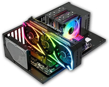DIY Gaming Computer Case, Open Chassis Case Rack for ATX/M-ATX/ITX Motherboards,