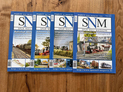 Spur Null Magazin, Kompletter Jahrgang 2015, 4 Hefte, Ausgaben 20 - 23 + Beilage