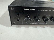 Realistic MPA-30 20 Watt PA Amplifier 32-2034 Radio Shack 120V 12V Tested Works