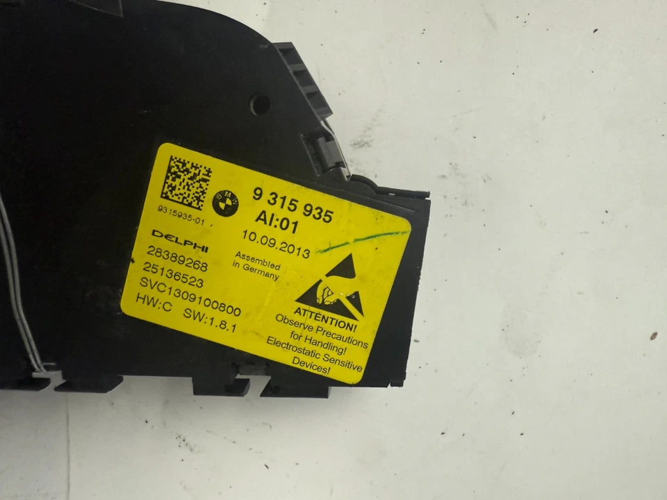 Interruptor de control de ajuste del asiento del conductor delantero izquierdo BMW 650i 640i 2012-2017 OEM Foto 4 de 4