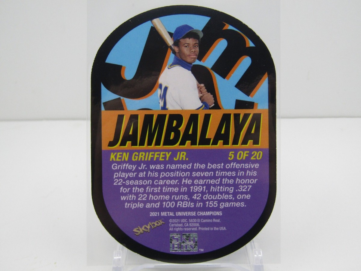 その他 l Universe Ken Griffey Jr. Jambalaya 2021 SkyBox Metal Universe Champions Jambalaya #5 Ken