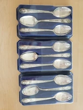Wm Rogers MFG Co IS President Spoons set of 3 Washington, Madison &Jackson 6"