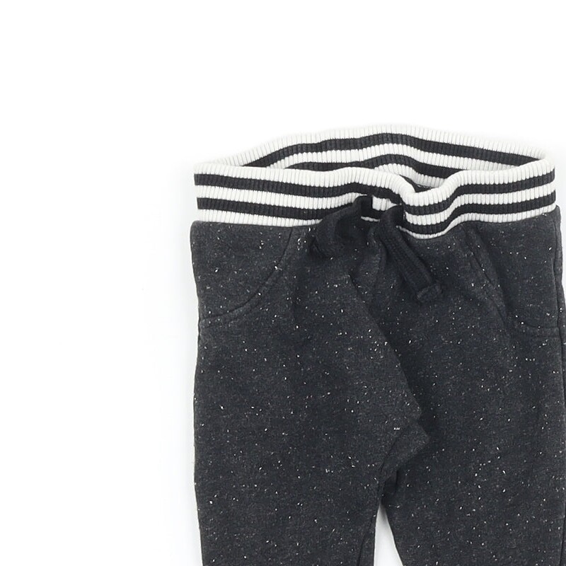 Nutmeg Baby Grey 100 Cotton Jogger Trousers Size 36 Months Tie eBay
