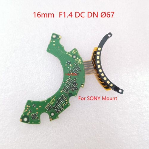 For SIGMA 16mm 1.4 DC DN Main Board Motherboard PCB with Contact Cable Lens Part - 第 1/2 張圖片