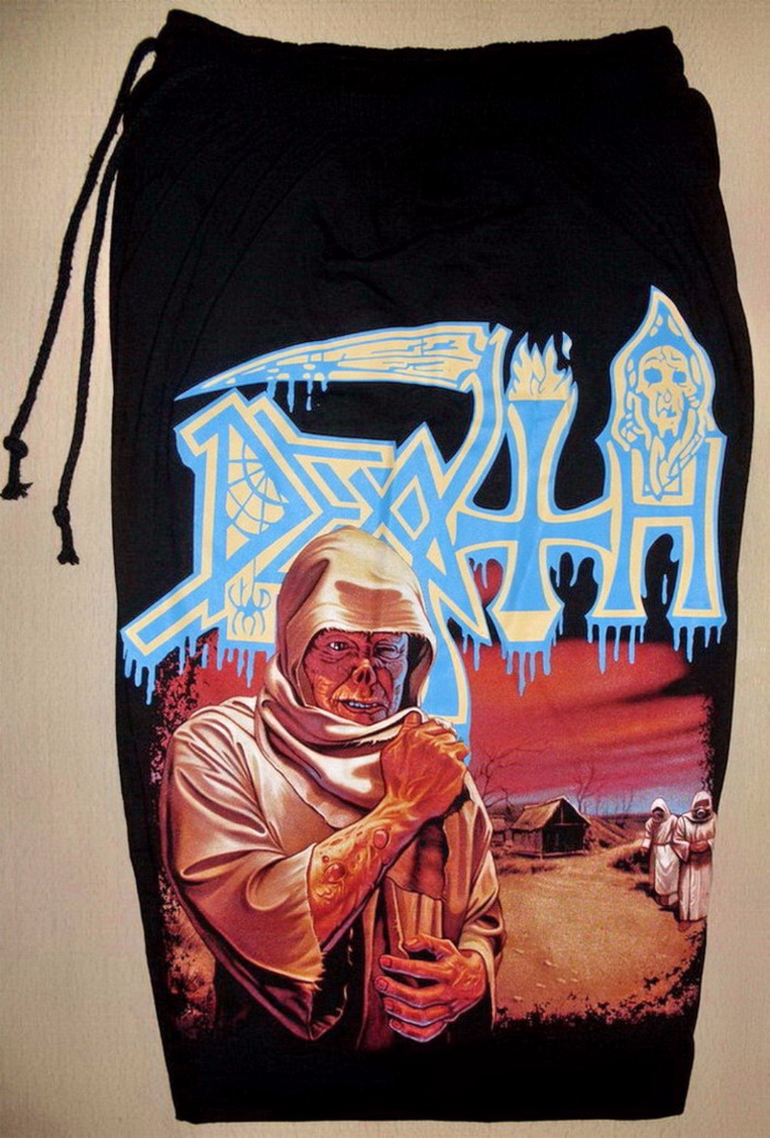 Pantalones Cortos de Algodón Banda Metal Lepra Talla Grindcore ¡Nuevos! eBay