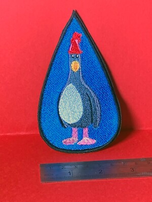 BIG Feathers McGraw (Wallace & Gromit) gestickter Aufnäher!